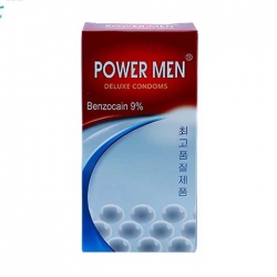 Bao cao su gân gai PowerMen Ngọc Trai Hộp 12 cái Bao cao su gân gai PowerMen Ngọc Trai Hộp 12 cái
