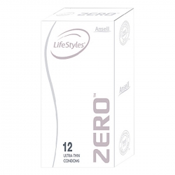 Bao Cao Su Lifestyles Zero Ultra Thin, Hộp 12 Cái