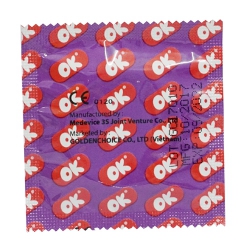 Bao cao su OK mùi nho, 3 cái