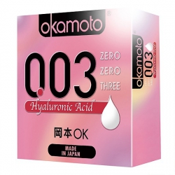 Bao Cao Su Okamoto 0.03 H.A - Hộp 3 cái