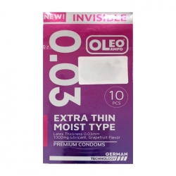 Bao cao su Oleo Invisible Extra Thin 003 Hộp 10 cái Bao cao su Oleo Invisible Extra Thin 003 Hộp 10 cái