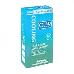 Bao cao su Oleo Lampo Cooling hộp 10 cái Bao cao su Oleo Lampo Cooling hộp 10 cái