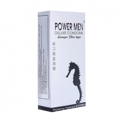 Bao cao su Powermen trị xuất tinh sớm Cá Ngựa vỏ xám Hộp 12 cái Bao cao su Powermen trị xuất tinh sớm Cá Ngựa vỏ xám Hộp 12 cái
