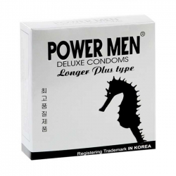 Bao cao su Powermen trị xuất tinh sớm Cá Ngựa vỏ xám Hộp 3 cái Bao cao su Powermen trị xuất tinh sớm Cá Ngựa vỏ xám Hộp 3 cái