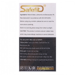 Bao Cao Su Safefit 4 In 1 - Hộp 12 Cái