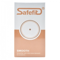 Bao Cao Su SafeFit Smooth, Hộp 12 Cái