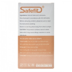 Bao Cao Su SafeFit Smooth, Hộp 12 Cái