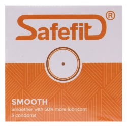 Bao Cao Su Safefit Smooth, Hộp 3 Cái
