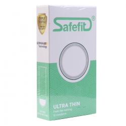 Bao Cao Su Safefit Ultra Thin - Hộp 12 Cái
