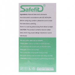 Bao Cao Su Safefit Ultra Thin - Hộp 12 Cái
