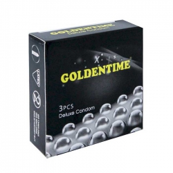 Bao cao su siêu gai Goldentime Hộp 3 cái Bao cao su siêu gai Goldentime Hộp 3 cái