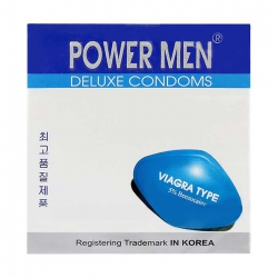 Bao cao su siêu mỏng, kéo dài PowerMen Viagra Hộp 3 cái