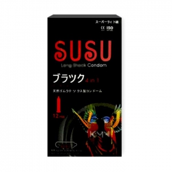 Bao cao su siêu mỏng kéo dài thời gian SUSU Hộp 12 cái
