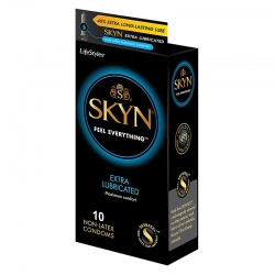 Bao Cao Su SKYN EXTRA LUBRICATED, Hộp 10 Cái