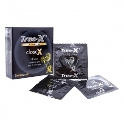 Bao Cao Su True-X CloseX, X - Series ôm sát tự nhiên (Hộp 3 cái)