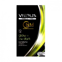 Bao cao su Vitalis Glow In The Dark Hộp 12 cái Bao cao su Vitalis Glow In The Dark Hộp 12 cái