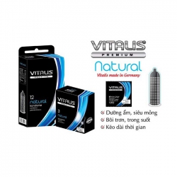 Bao cao su Vitalis Natural Hộp 12 cái