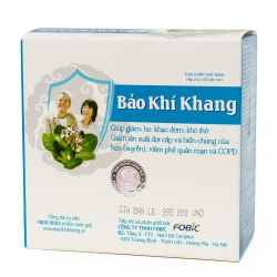 Tpbvsk Bảo Khí Khang, Hộp 2 x chai 60 viên