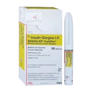 Basaglar KwikPen 300U/3ml Lilly 5 bút x 3ml (Insulin Glargine)