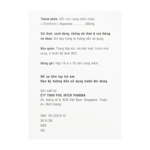 Batonat 400mg Phil Inter Pharma 10 vỉ x 10 viên Batonat 400mg Phil Inter Pharma 10 vỉ x 10 viên