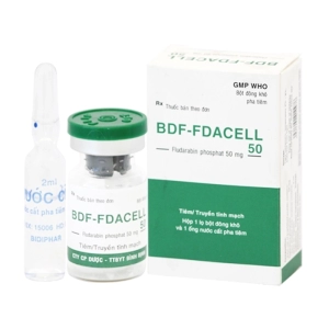 BDF-Fdacell 50 Bidiphar 1 lọ + 1 ống (Fludarabin phosphat)
