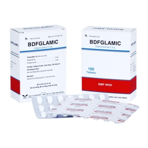 BDFGlamic Bidiphar 5 vỉ x 20 viên (Glibenclamide)