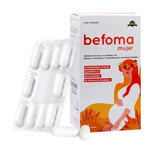 Befoma Mujer Aplicaps 3 vỉ x 10 viên - Bổ sung sắt, acid folic cho phụ nữ