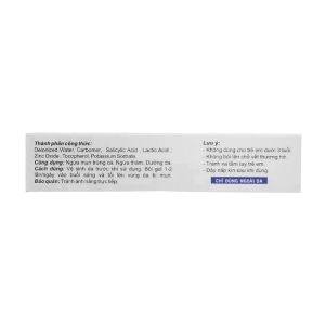 Belazin Gel Gamma Chemicals tuýp 15g - Gel mụn trứng cá