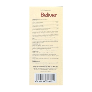 Beliver CTT Pharma 12 vỉ x 5 viên - Hỗ trợ bảo vệ gan