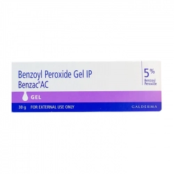Benzoyl Peroxide Gel IP 5% Bezac AC Gel 30g - Gel trị mụn