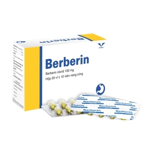 Berberin 100mg Bidiphar 20 vỉ x 10 viên (Berberin clorid)