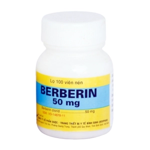 Berberin 50mg Bidiphar lọ 100 viên (Berberin clorid)
