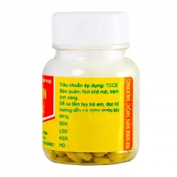 Berberin Mộc Hương Hadiphar 100 viên