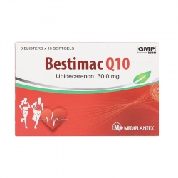 Bestimac Q10 30mg Mediplantex 6 vỉ x 10 viên
