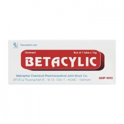 Betacylic ointment Mekophar 15gr - Thuốc mỡ trị viêm da dị ứng Betacylic ointment Mekophar 15gr - Thuốc mỡ trị viêm da dị ứng