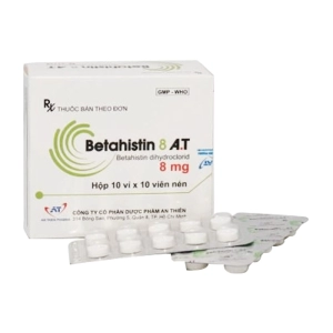 Betahistin 8 A.T An Thiên 10 vỉ x 10 viên (Betahistine)