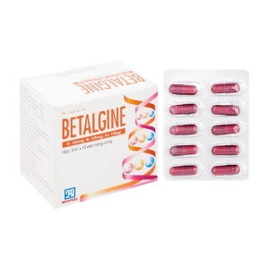 Betalgine Nadyphar 10 vỉ x 10 viên (Vitamin B1 + Vitamin B6 + Vitamin B12)