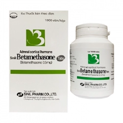 Betamethasone Tabs 0.5mg Sinil Pharm 1000 viên