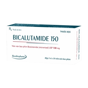 Bicalutamide 150 Herabiopharm 3 vỉ x 10 viên (Bicalutamide)