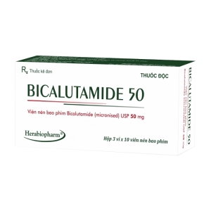 Bicalutamide 50 Herabiopharm 3 vỉ x 10 viên (Bicalutamide)