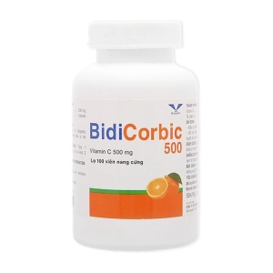 BidiCorbic 500 Bidiphar lọ 100 viên (Vitamin C)