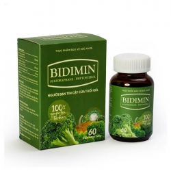 Tpbvsk giảm giảm tiểu buốt, tiểu đêm, tiểu nhiều Bidimin, Hộp 60 viên