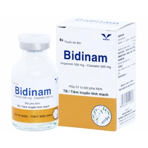 Bidinam Bidiphar 1 lọ (Imipenem + Cilastatin)