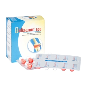 Bidisamin 500 Bidiphar 10 vỉ x 10 viên (Glucosamin sulfat)