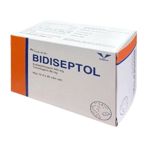Bidiseptol Bidiphar 10 vỉ x 20 viên (Sulfamethoxazol + Trimethoprim)