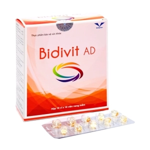 Bidivit AD Bidiphar 10 vỉ x 10 viên - Bổ sung vitamin A, D