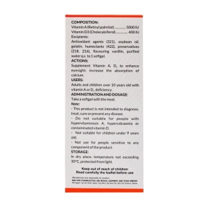 Bidivit AD Bidiphar 10 vỉ x 10 viên - Bổ sung vitamin A, D