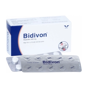 Bidivon 400mg Bidiphar 10 vỉ x 10 viên (Ibuprofen)