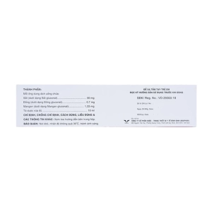 Bifehema Bidiphar 20 ống x 10ml (Sắt + Mangan + Đồng)