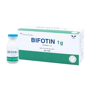 Bifotin 1g Bidiphar 10 lọ (Cefoxitin natri)